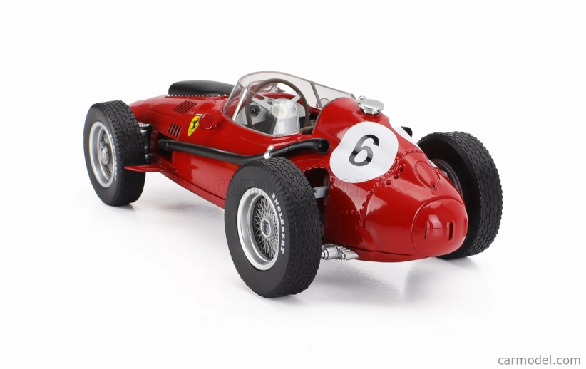 Cmr Ferrari F1  Dino 246 N 6 2nd Morocco Gp Mike Hawthorn 1958 World Champion 1:18 Red