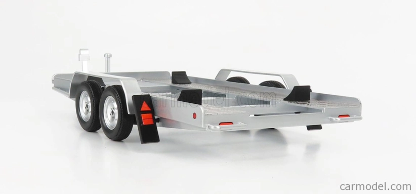 Ixo-models Príslušenstvo Carrello Trasporto Auto - Príves na prepravu áut Strieborné kolesá - auto nie je súčasťou balenia 1:18 Silver Black