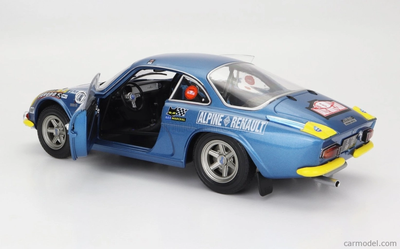 Solido Renault Alpine A110 1600s (nočná verzia) N 6 Rally Montecarlo 1972 J.candruet - P.pagani 1:18 Blue Met