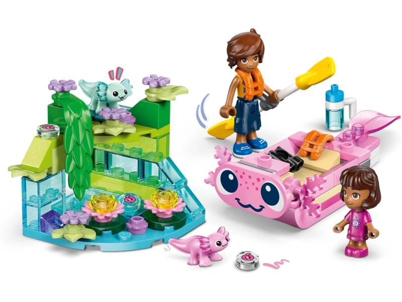 LEGO Friends – Dobrodružný čln s axolotlami