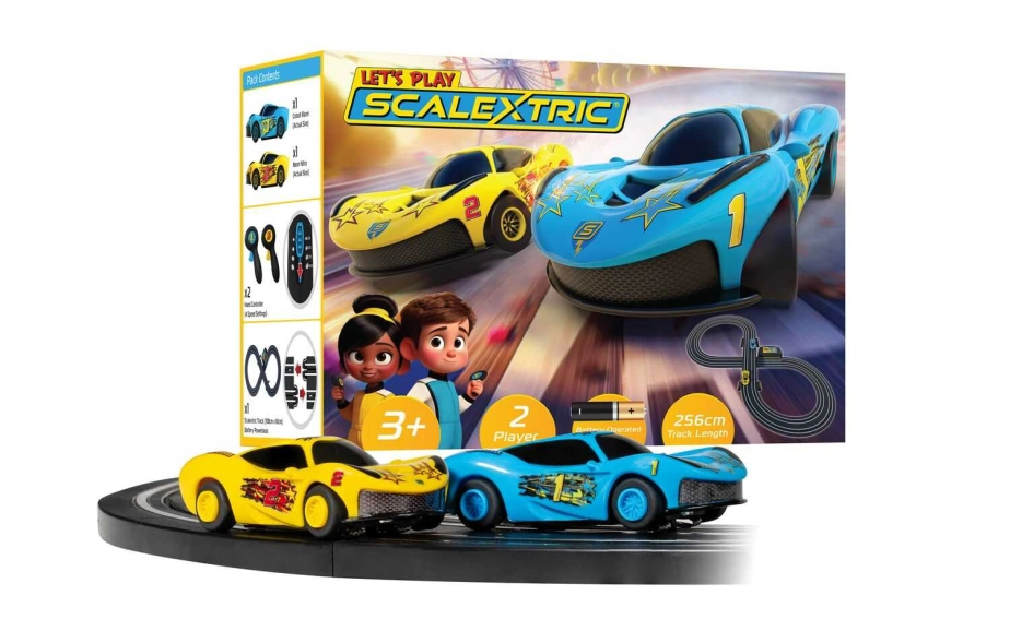 Autodráha MICRO SCALEXTRIC G1188M - My First Scalextric Let's Play! (Battery Powered) (1:64)