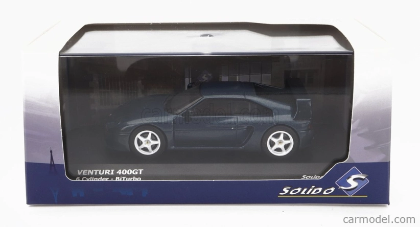 Solido Venturi 400 Gt Biturbo 1994 1:43 Modrá
