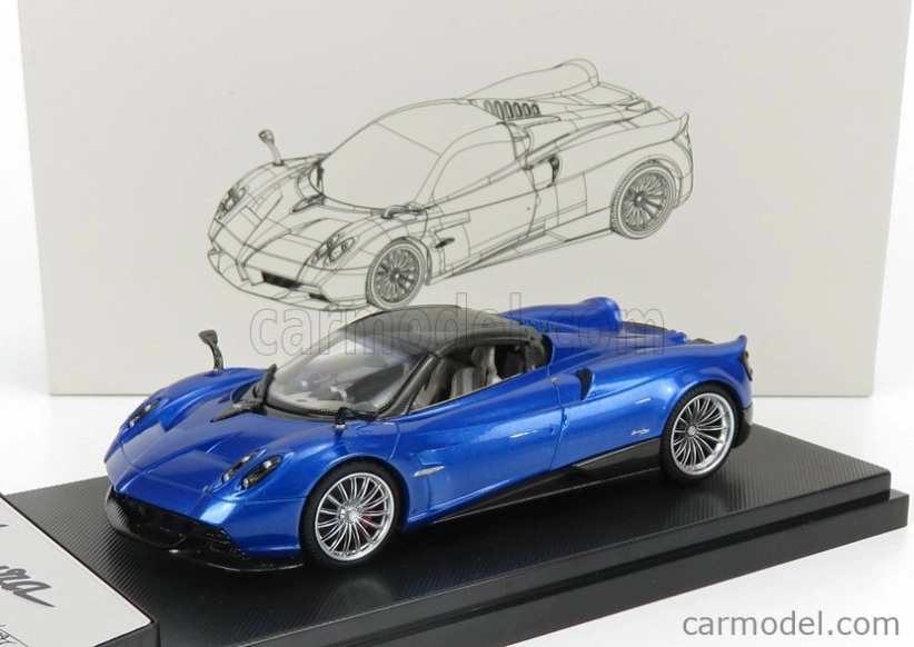 Lcd-model Pagani Huayra Roadster 2018 1:43 Blue Met