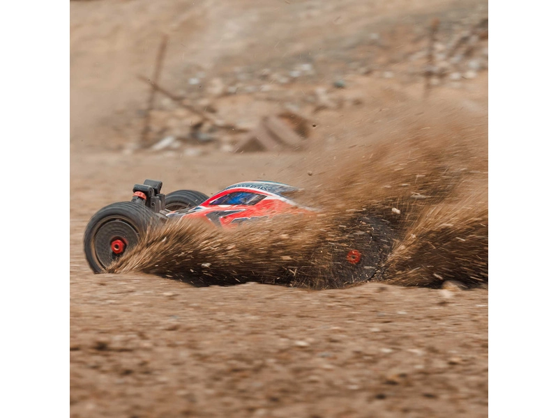 RC auto Arrma 1/8 Typhon 223S BLX 4WD RTR DSC, červená