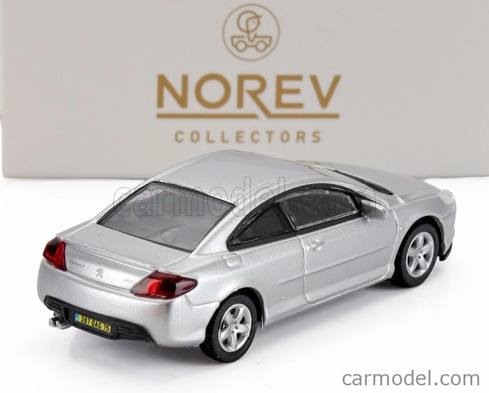 Norev Peugeot 407 Coupe 2006 1:87 Strieborný