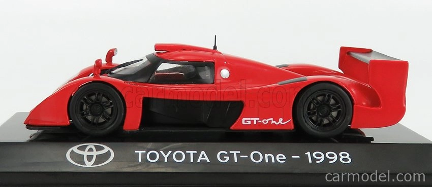 Edicola Toyota Gt-one 1998 - Con Vetrina - S vitrínou 1:43 červená čierna