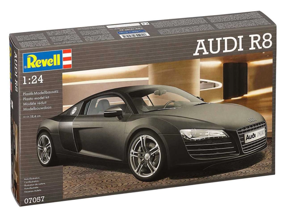 Revell Audi R8 čierne (1:24)