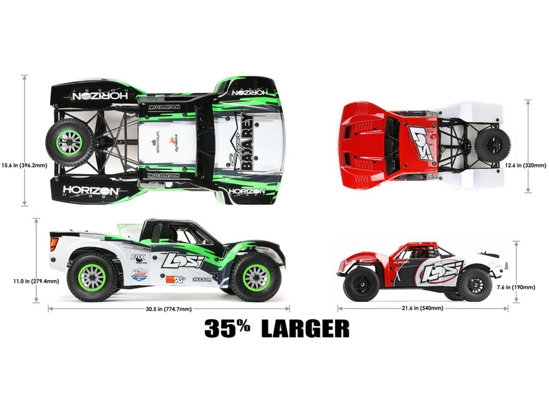 Losi Super Baja Rey 1:6 4WD RTR čierna