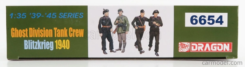 Dragon armor Figures Soldati - Soldiers Military Tank Crew Ghost Division 1940 1:35 /