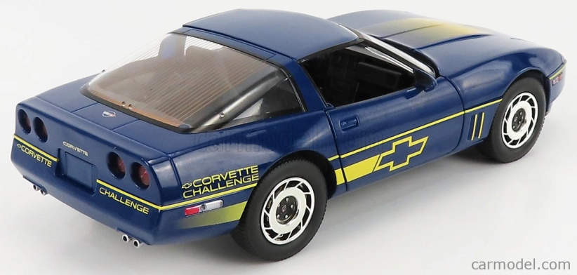 Greenlight Chevrolet Corvette C4 1988 1:18 Modrá Žlutá