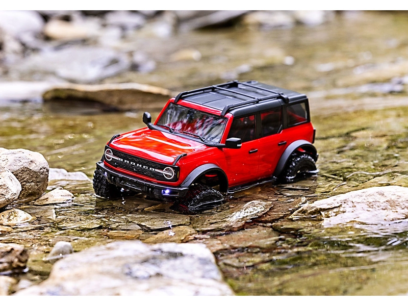 ROZBALENO - RC auto Traxxas TRX-4M Ford Bronco 2021 1:18 RTR, oranžová