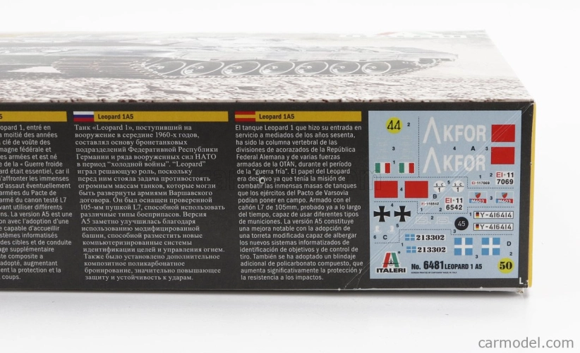 Italeri Krauss-maffei wegmann Tank Leopard 1 A5 1998 1:35 /