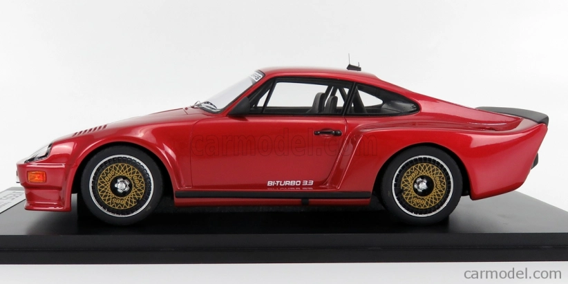 Kess-model Porsche 911 930 Biturbo 3.3 Almeras 1993 1:18 Červená