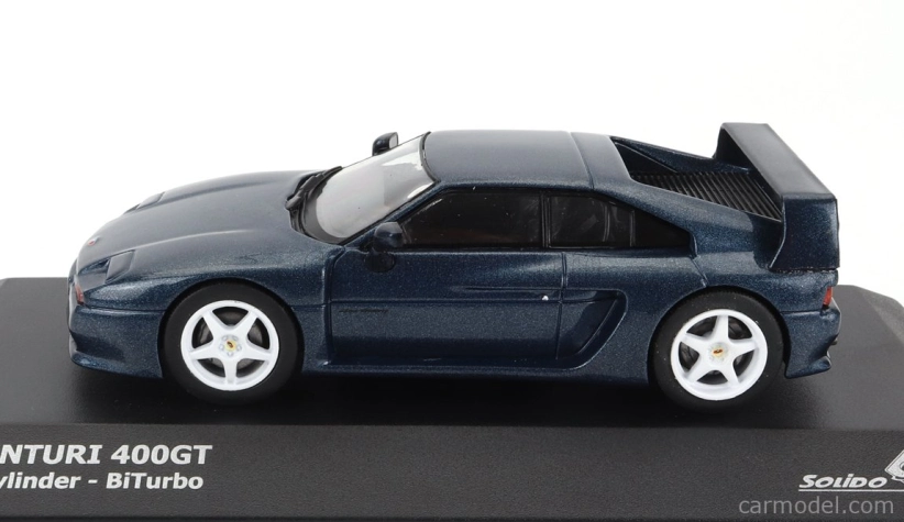 Solido Venturi 400 Gt Biturbo 1994 1:43 Modrá