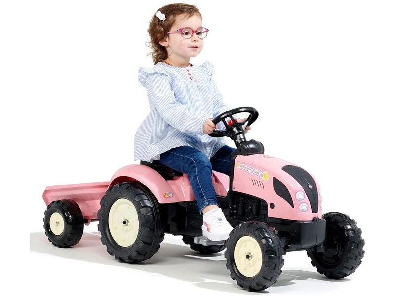 FALK - Country Star pedálový traktor s vlečkou