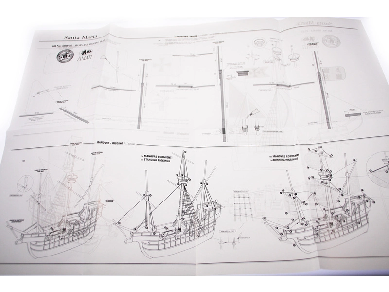 AMATI Santa Maria 1:100 First step kit