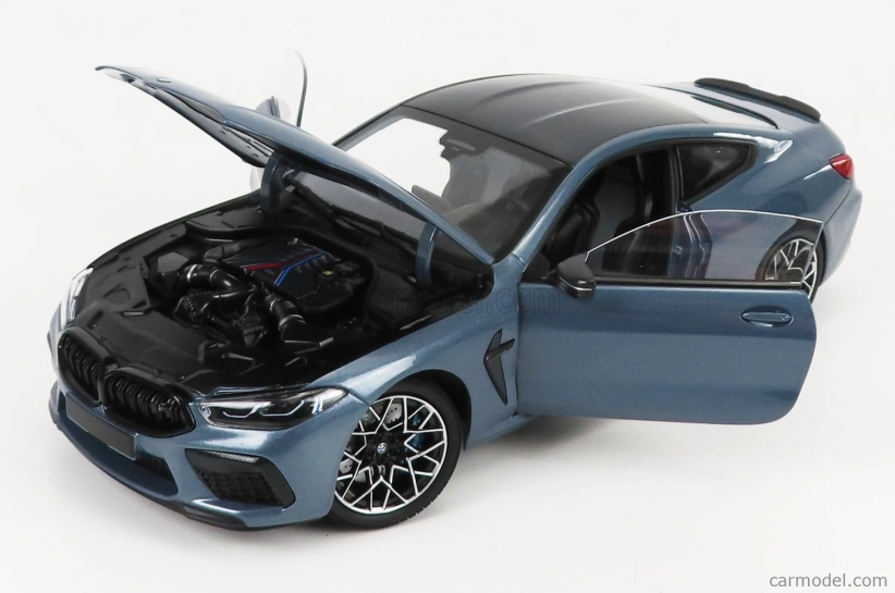 Minichamps BMW 8-series M8 Coupe (f92) 2020 1:18 Světle Modrá Met