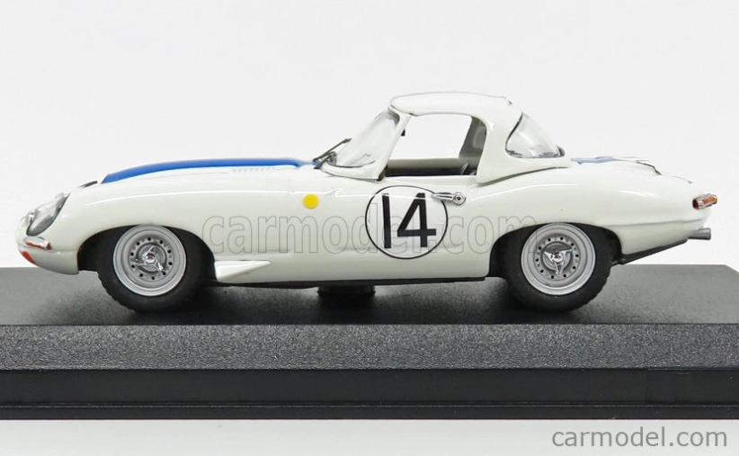 Best-model Jaguar E-type N 14 24h Le Mans 1963 Hansgen - Pabst 1:43 Bílá Modrá