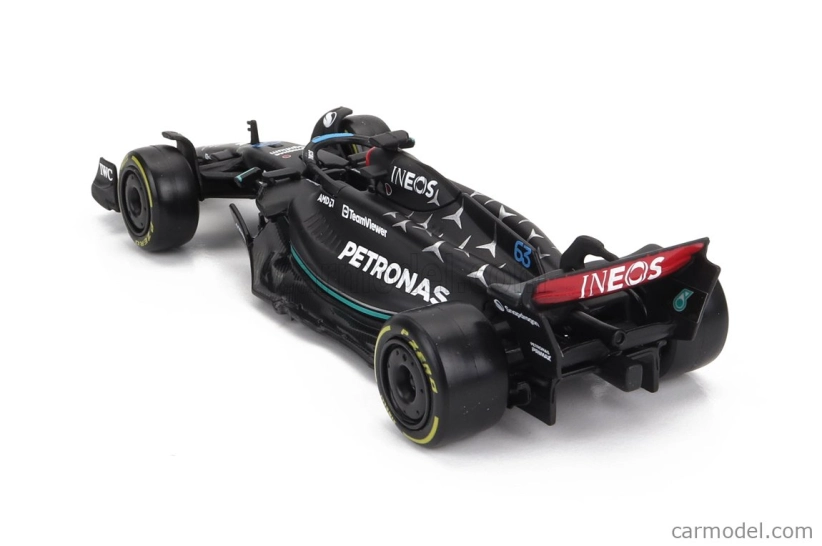 Bburago Mercedes gp F1 W14 Team Mercedes-amg Petronas F1 N 63 1:43, černá