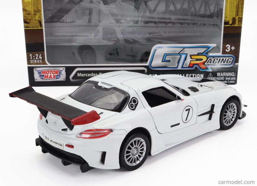 Motor-max Mercedes benz Sls Amg Gt3 N 7 2010 1:24 Bílá