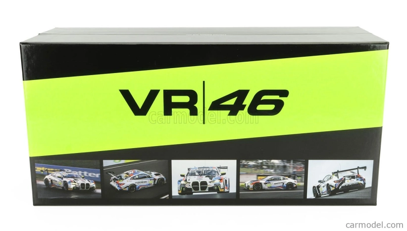 Minichamps BMW 4-series M4 Gt3 Team Wrt N 46 12h Bathurst 2024 Valentino Rossi - Maxime Martin - Raffaele Marciello 1:18 Bílá