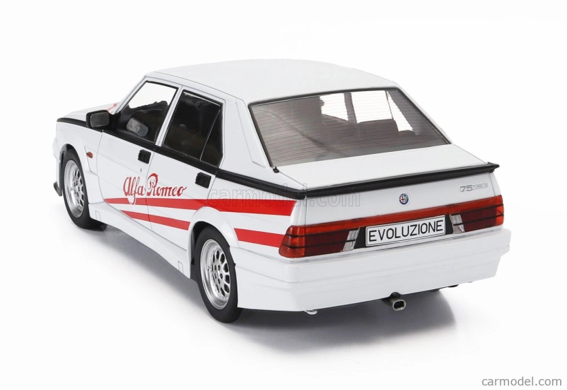 Mcg Alfa romeo 75 Turbo Evoluzione 1987 1:18 Bílá Červená