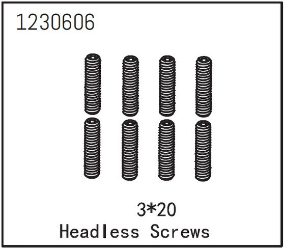 Headless Screw M3*20 (8)