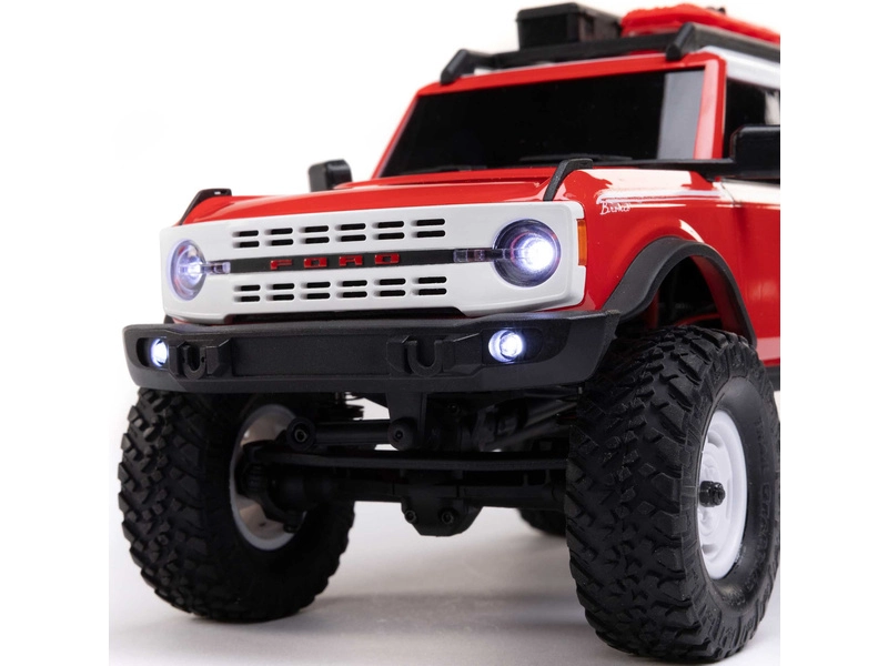 RC auto Axial SCX24 Ford Bronco 2021 1:24 4WD RTR, červená