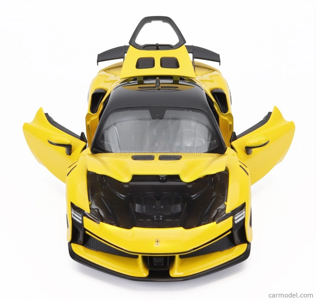 Bburago Ferrari Sf90xx Stradale 2024 1:18 Giallo Modena - Žlutá Černá