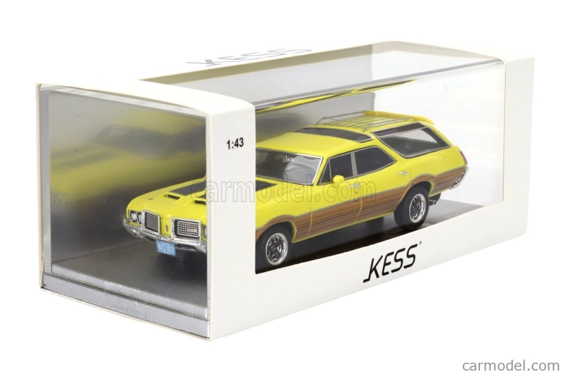 Kess-model Oldsmobile Vista Cruiser 442 Sw Station Wagon 1972 1:43 Yellow Black Wood