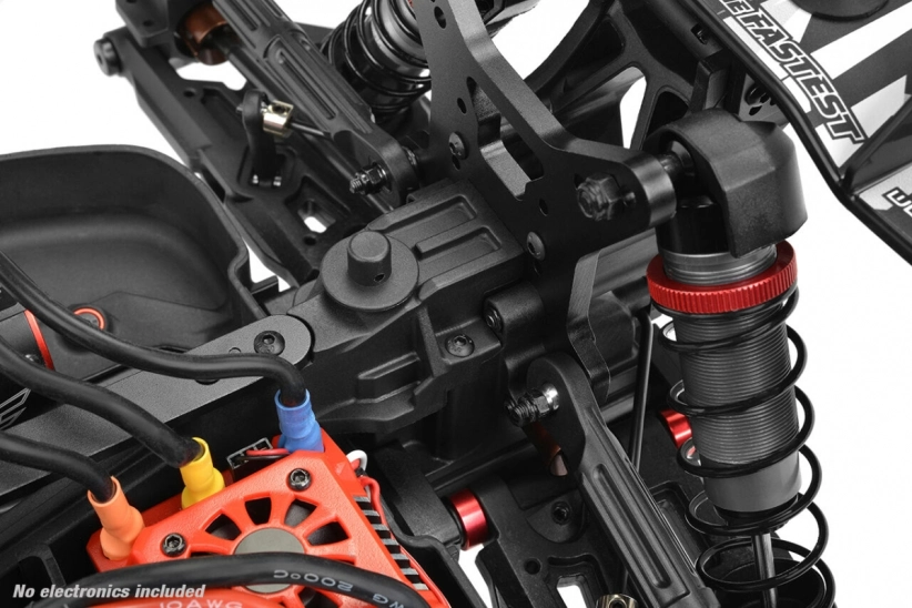 SPARK XB-6 - BUGGY 4WD - ROLLER šasi - bez elektroniky, červená