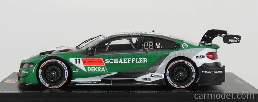 Spark-model BMW radu 4 M4 Schaeffler Team Rmg N 11 Super Gt Dream Race Fuji 2019 M.wittmann 1:43 Zelená Biela