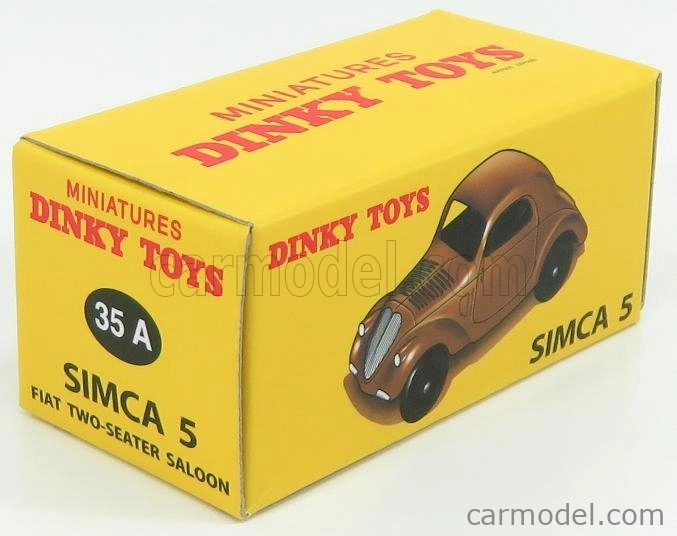 Edicola Simca 5 (fiat 500a Topolino) 1936 1:43 Brown Met