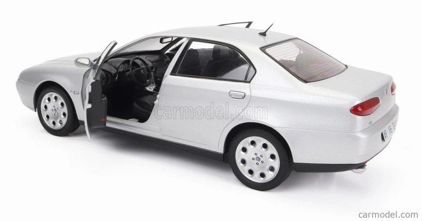 Mitica-diecast Alfa romeo 166 2.0 V6 Tb 1998 – Black Interior 1:18 Silver