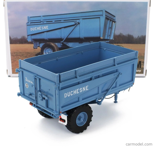 Univerzálne hobby príslušenstvo Príves Duchesne Agricoltural sklápací 1:32 Light Blue