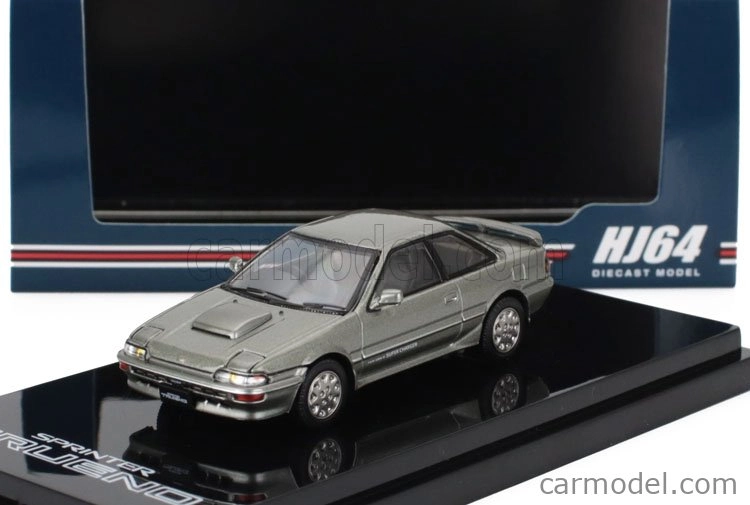 Zapaľovanie - model Toyota Sprinter Trueno Gt-z (ae92) 1989 1:64 Grey Met