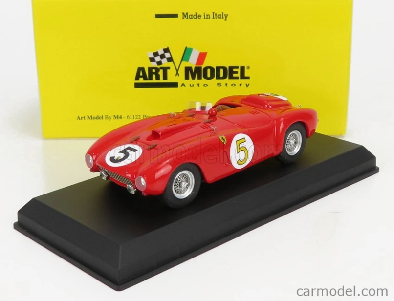 Art-model Ferrari 375 Plus 5.0l V12 Spider Ch.0392 Team Scuderia Ferrari N 5 24h Le Mans 1954 L.rosier - R.manzon 1:43 Červená