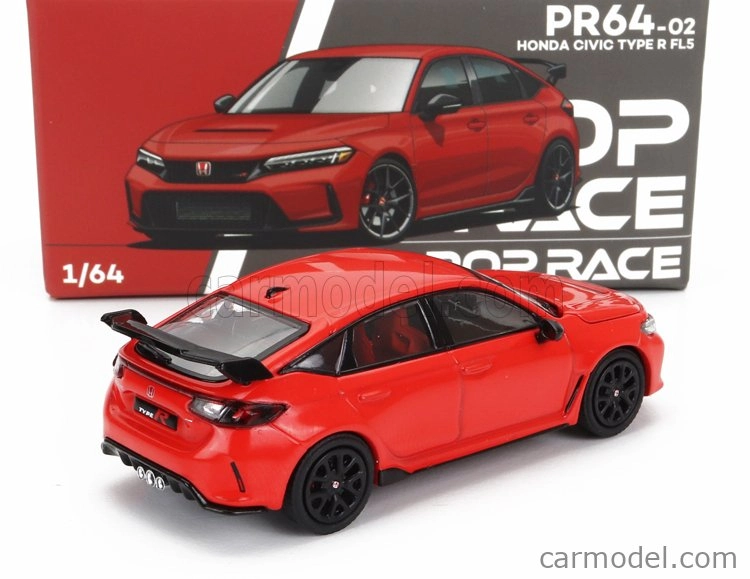Pop-race-limited Honda Civic Type-r (fl5) 2020 1:64 Red