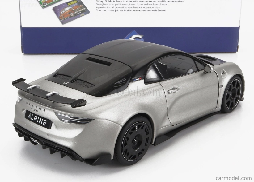 Solido Renault Alpine A110 Radicale Coupe 2022 1:18 matná strieborná