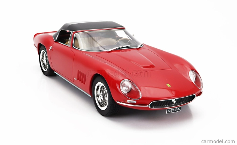 Maxima Ferrari 250 Gt Nembo Spider Soft-top Closed #1777gt 1965 1:18 Červená Beige