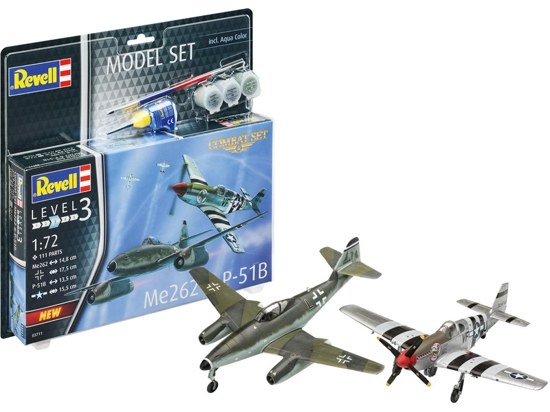 Revell Messerschmitt Me262, North American P-51B (1:72) (súprava)