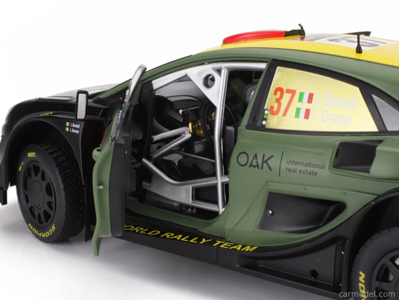 Solido Ford england Puma Rally1 Team Ford World Rally M-sport N 7 Rally New Zealand 2022 Lorenzo Bertelli - Lorenzo Granai 1:18 Zelená čierna