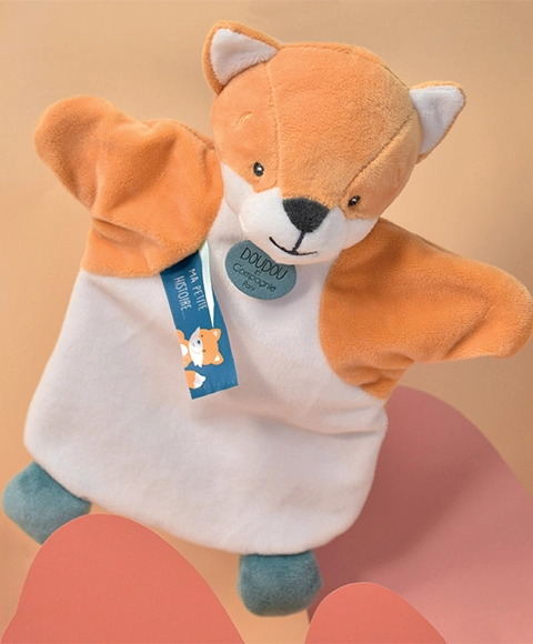 Doudou Plyšová bábka líška 25 cm