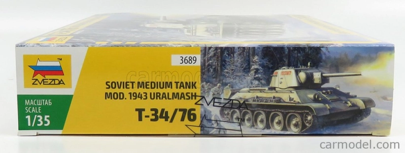 Zvezda Kampfpanzer T34-76 Soviet Medium Tank 1943 1:35 /