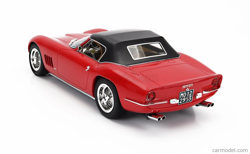 Maxima Ferrari 250 Gt Nembo Spider Soft-top Closed #1777gt 1965 1:18 Červená Beige