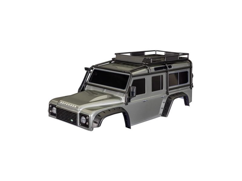 Traxxas TRX-4 Land Rover Defender strieborná karoséria (bez zrkadla)