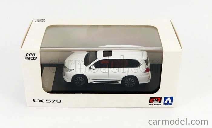 LCD model Lexus Lx570 2018 1:64 Biela