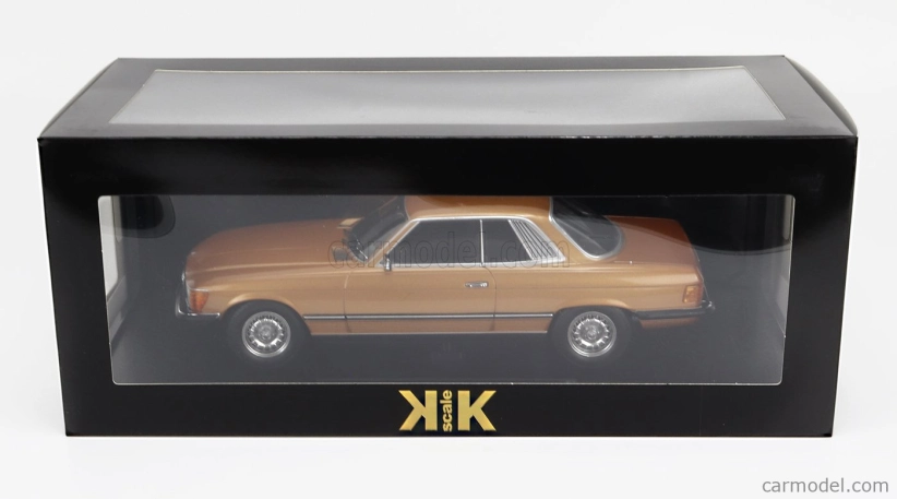 Kk-scale Mercedes benz Sl-class 450slc Coupe (c107) 1980 1:18 Gold Met