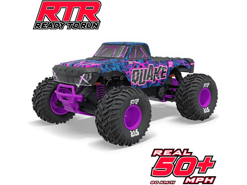 RC auto Arrma Quake 223S BLX 2WD 1:10 RTR, červené