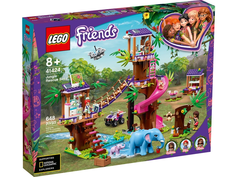 LEGO Friends - Základna záchranářů v džungli